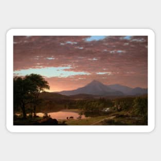 Mount Ktaadn by Frederic Edwin Church Sticker